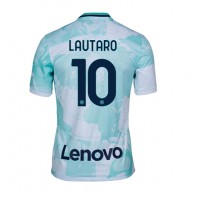 Inter Milan Lautaro Martinez #10 Fotballklær Bortedrakt 2022-23 Kortermet